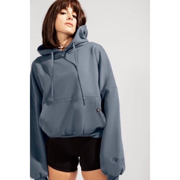 POPFLEX Sweaters - Popflex Denim Blue Pullover Cloud Hoodie